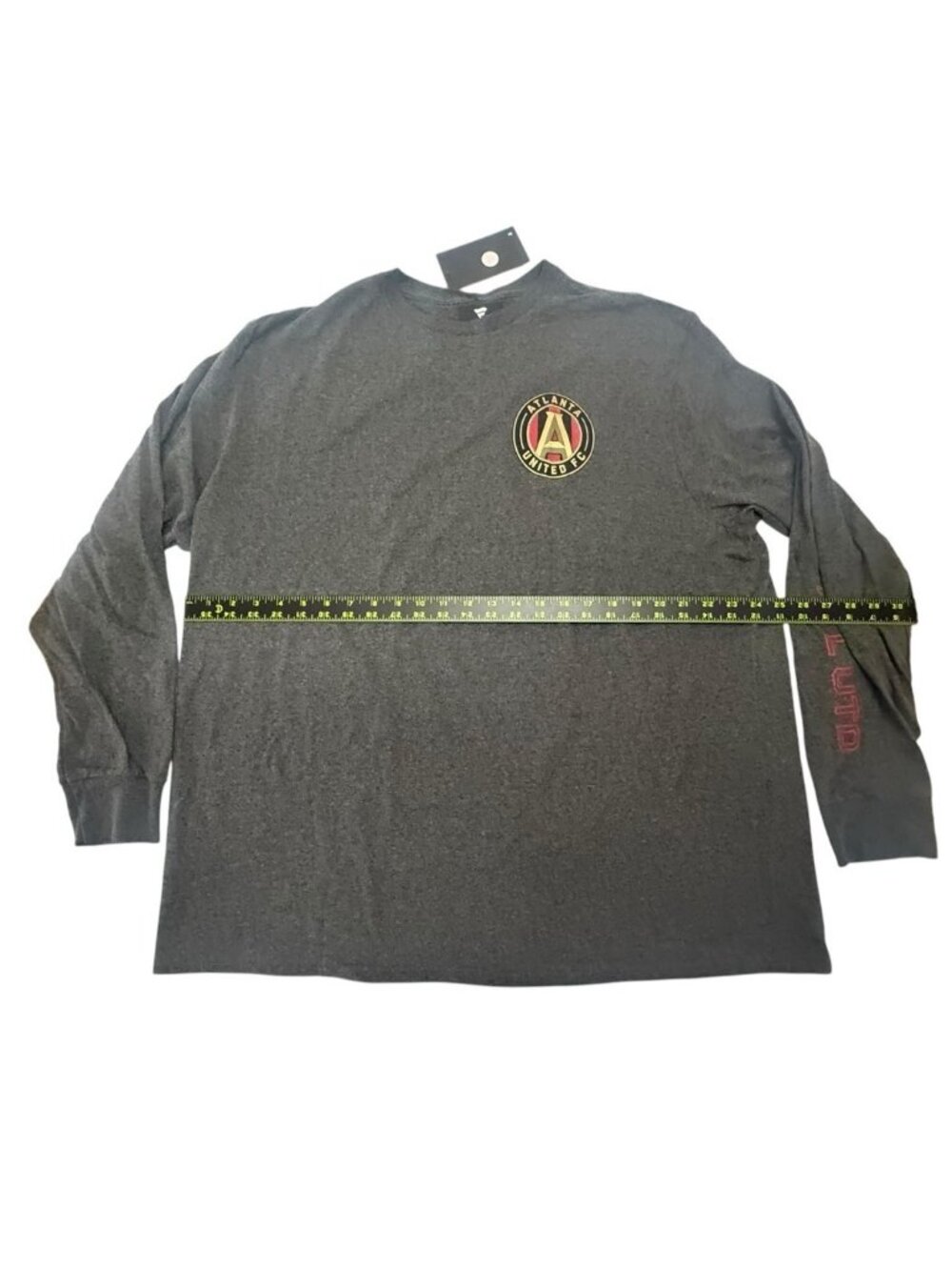 Atlanta United FC Long Sleeve Shirt Men’s 2XL Gray Fanatics MLS Soccer Tee - Picture 6 of 16